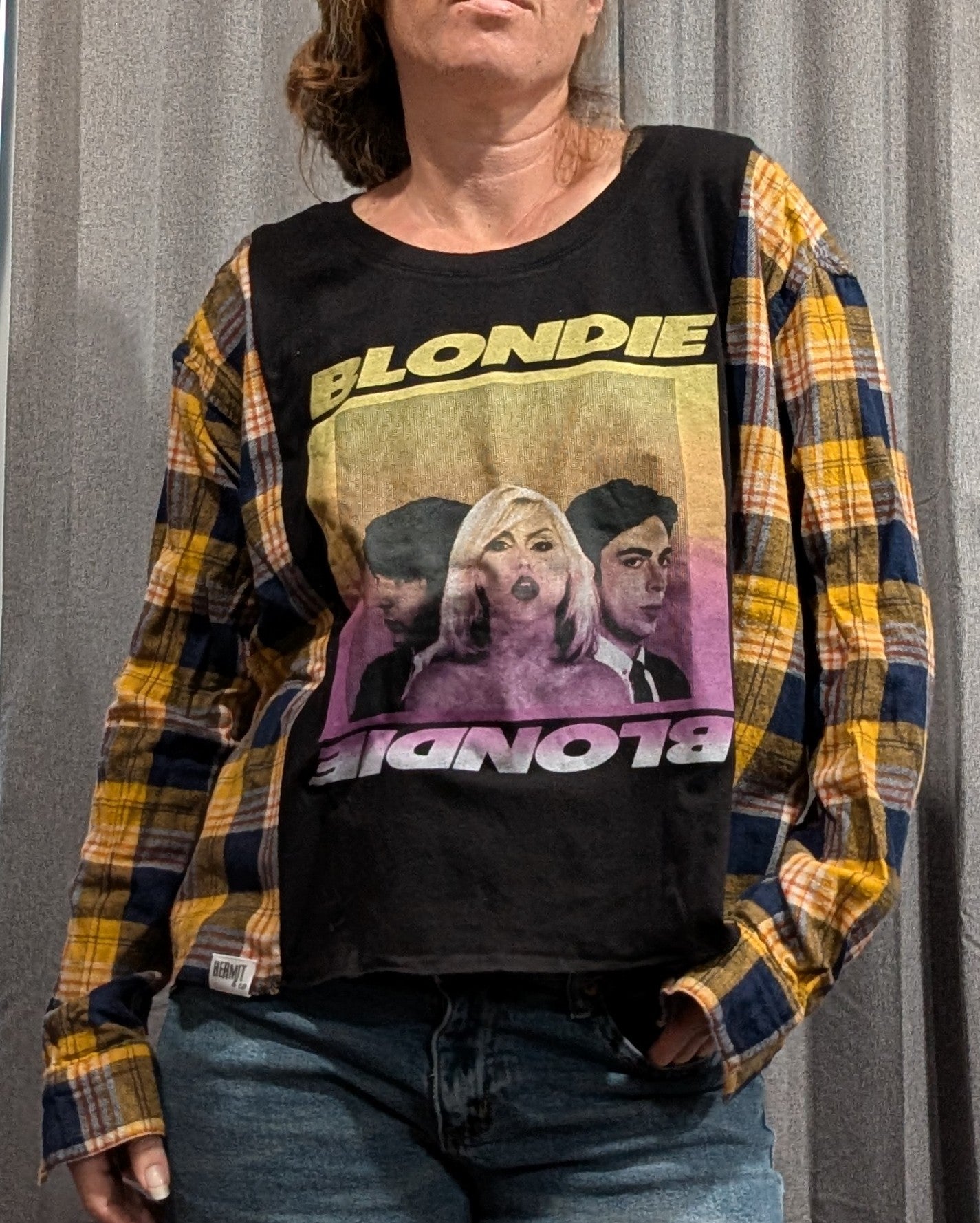 Flannel Mash Up Top - Blondie