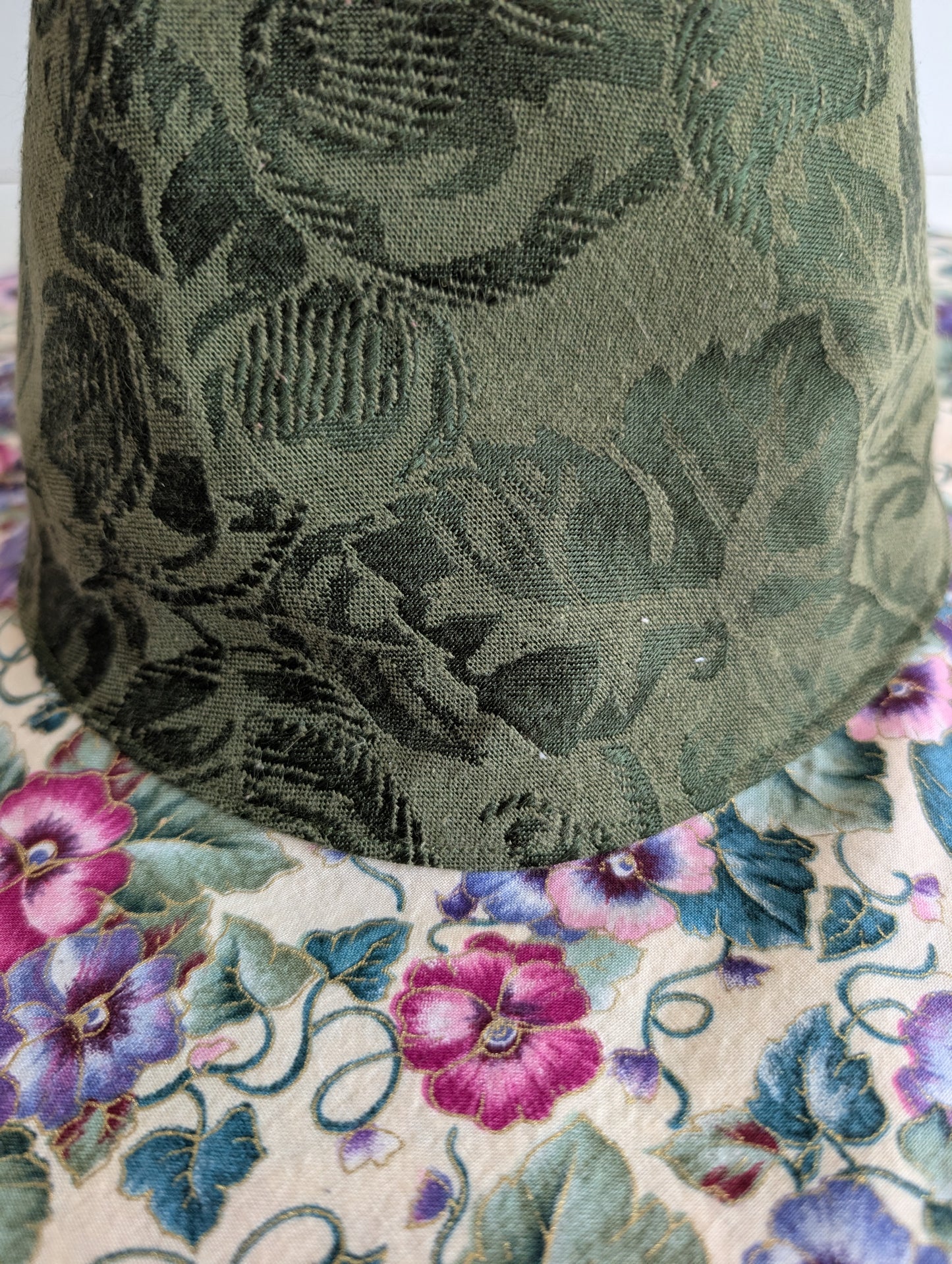 Floral Whimsy Floppy Witch Hat - 23