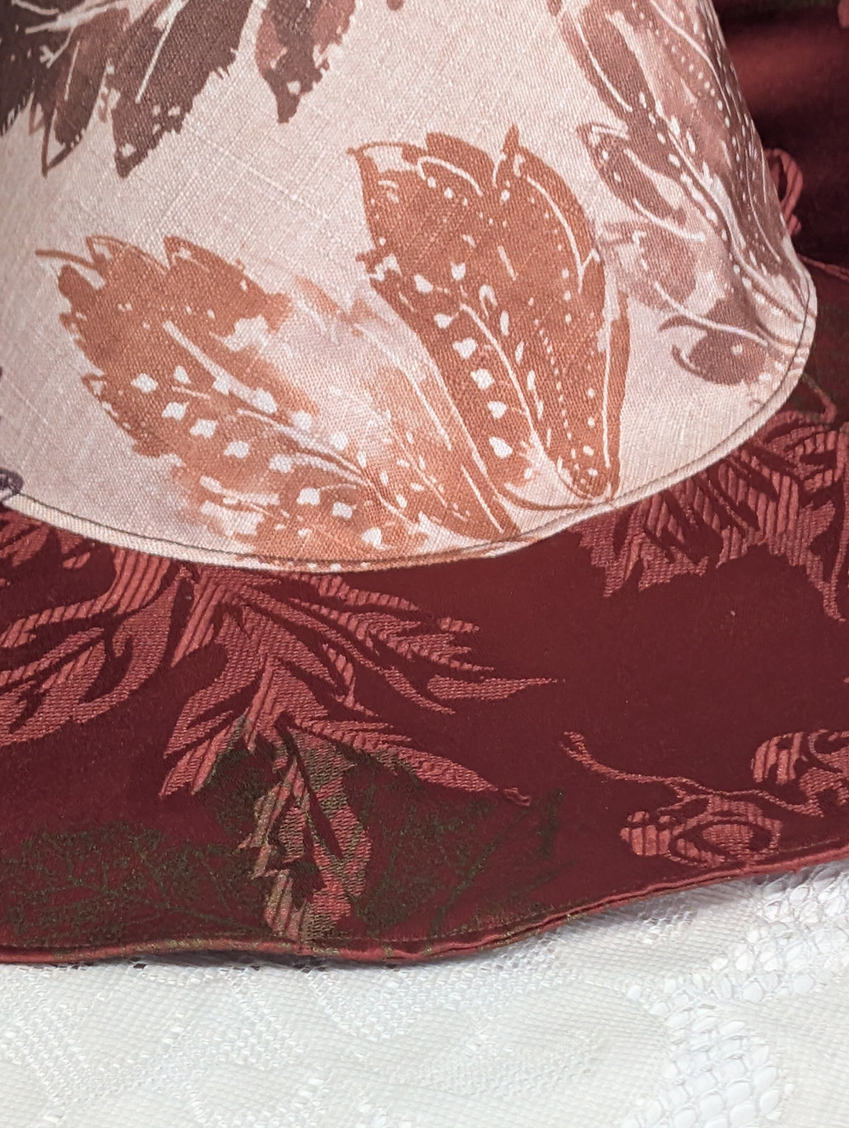 Fall Floral Whimsy Floppy Witch Hat - 5