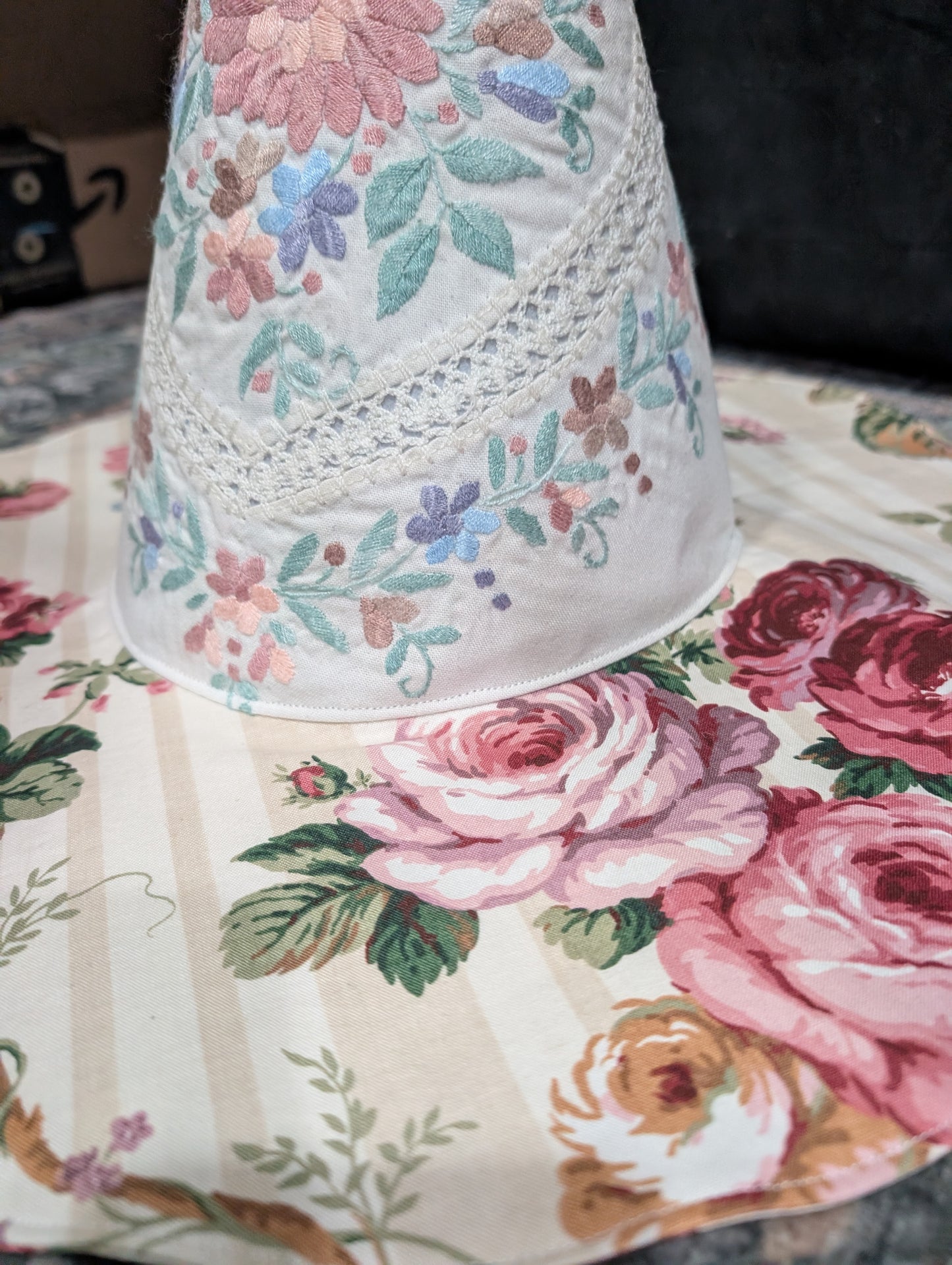 CUSTOM FOR THE CT LOVE WITCH Floral Whimsy Floppy Witch Hat