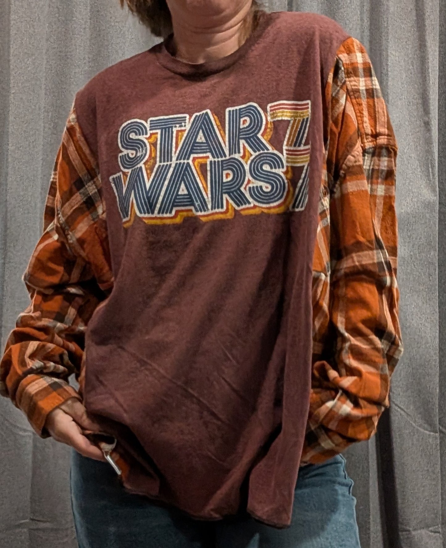 Flannel Mash Up Top - Star Wars
