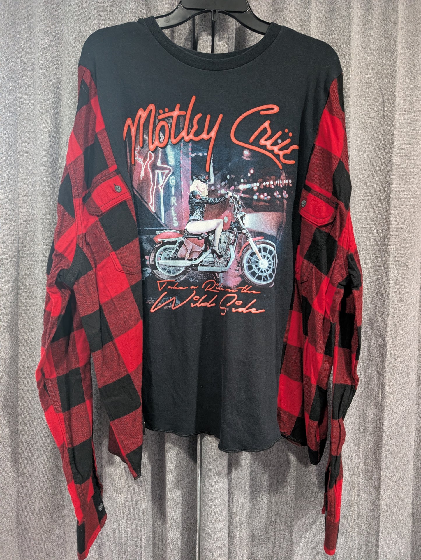 Flannel Mash Up Top - Motley Crew