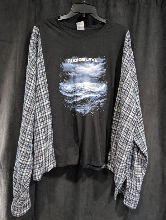 Flannel Mash Up Top - Audioslave