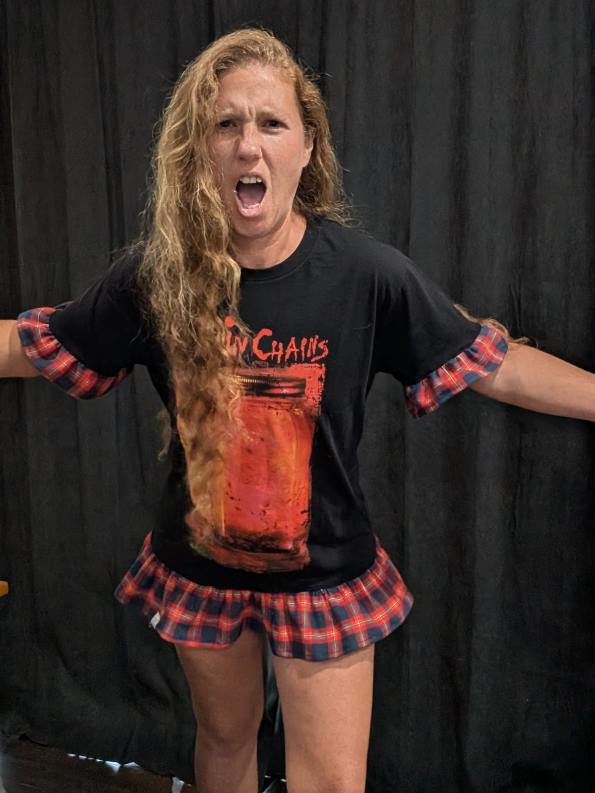 Band Tee Dress - Alice in Chains Jar of Flies Red