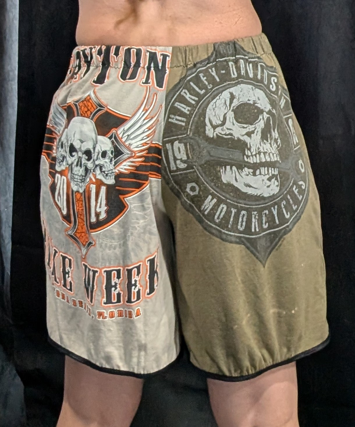 Band Tee Shorts - Harley Davidson