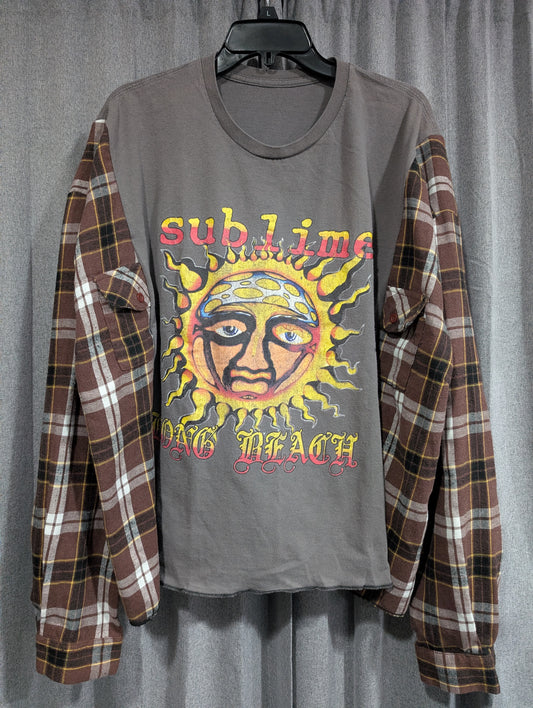 Flannel Mash Up Top - Sublime