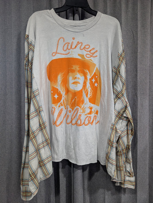 Flannel Mash Up Top - Laney Wilson
