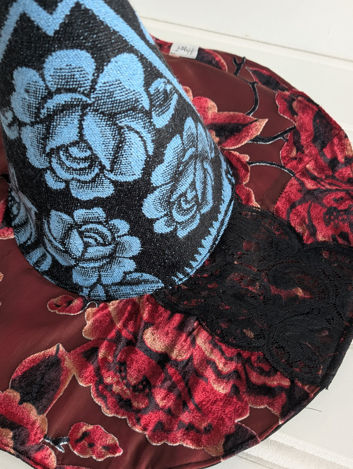 Feeling Blue Whimsy Floppy Witch Hat - 4