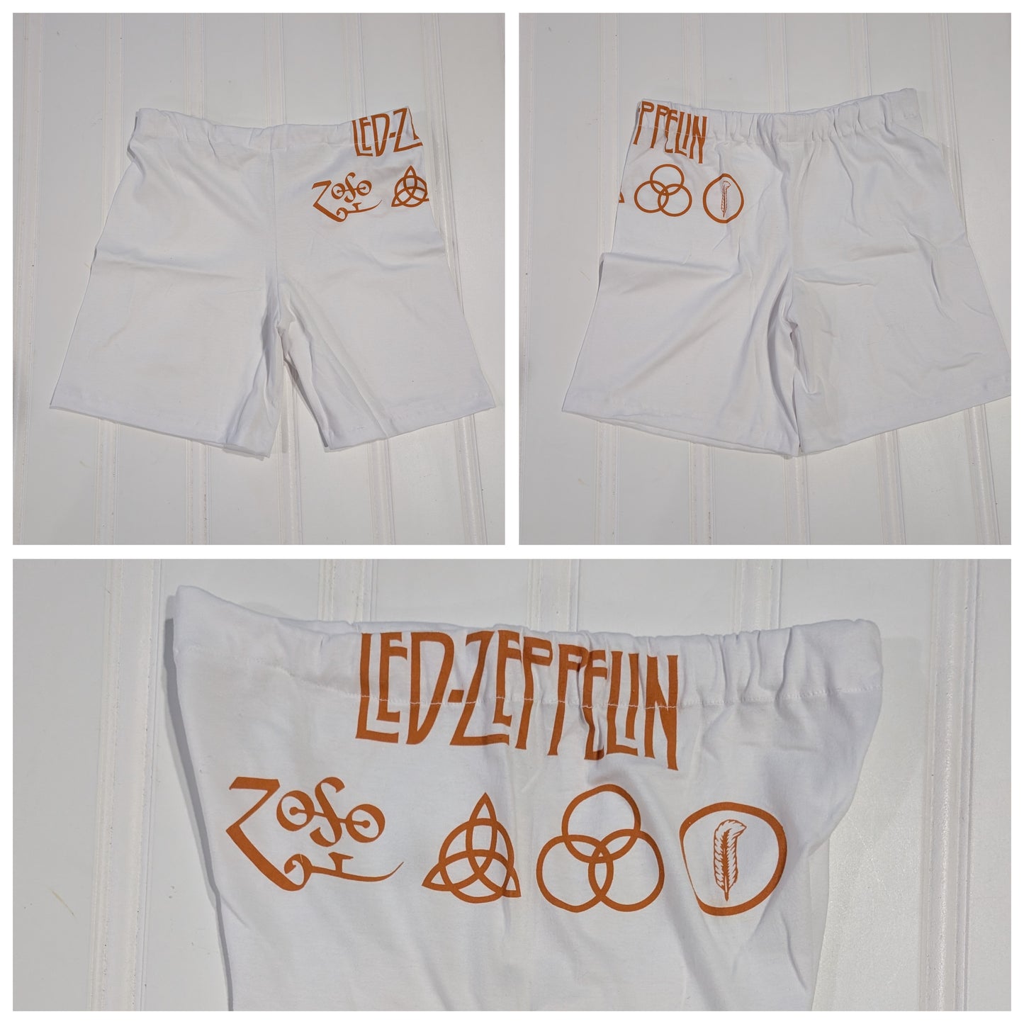 Band Tee Shorts - Led Zeppelin