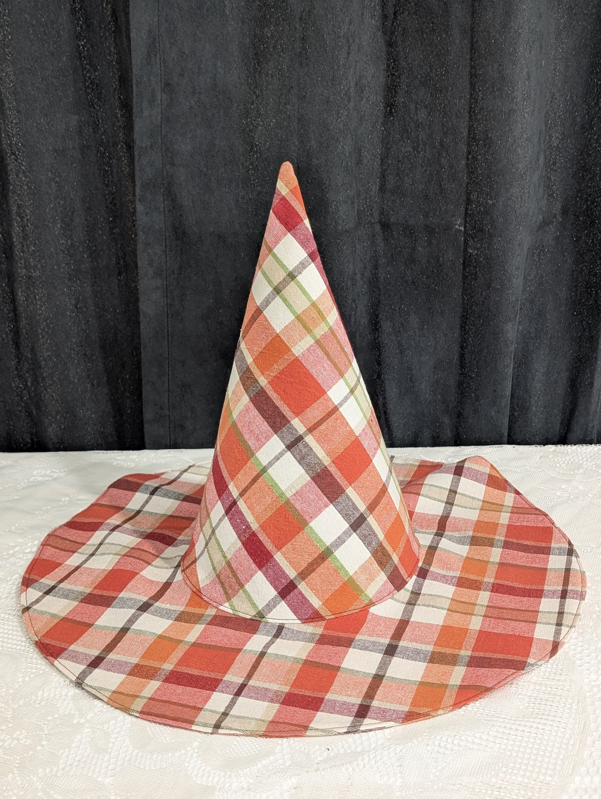Fall Floral Whimsy Floppy Witch Hat - 9