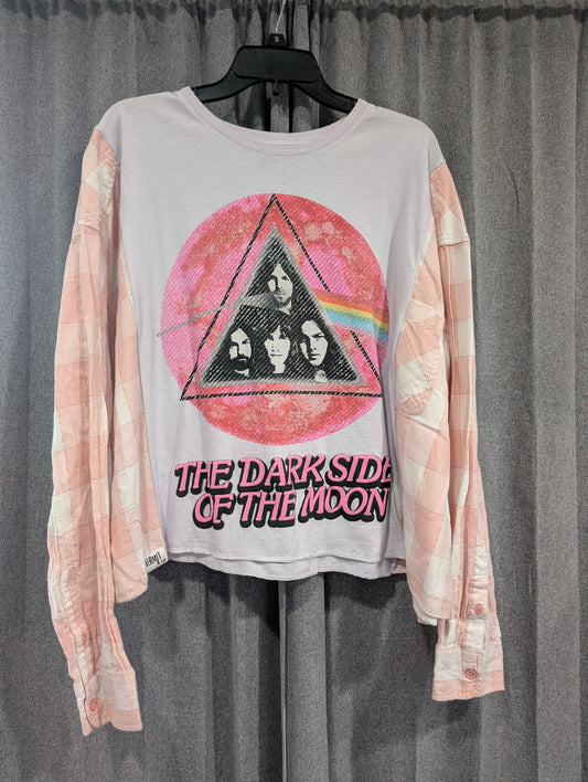 Flannel Mash Up Top - Pink Floyd