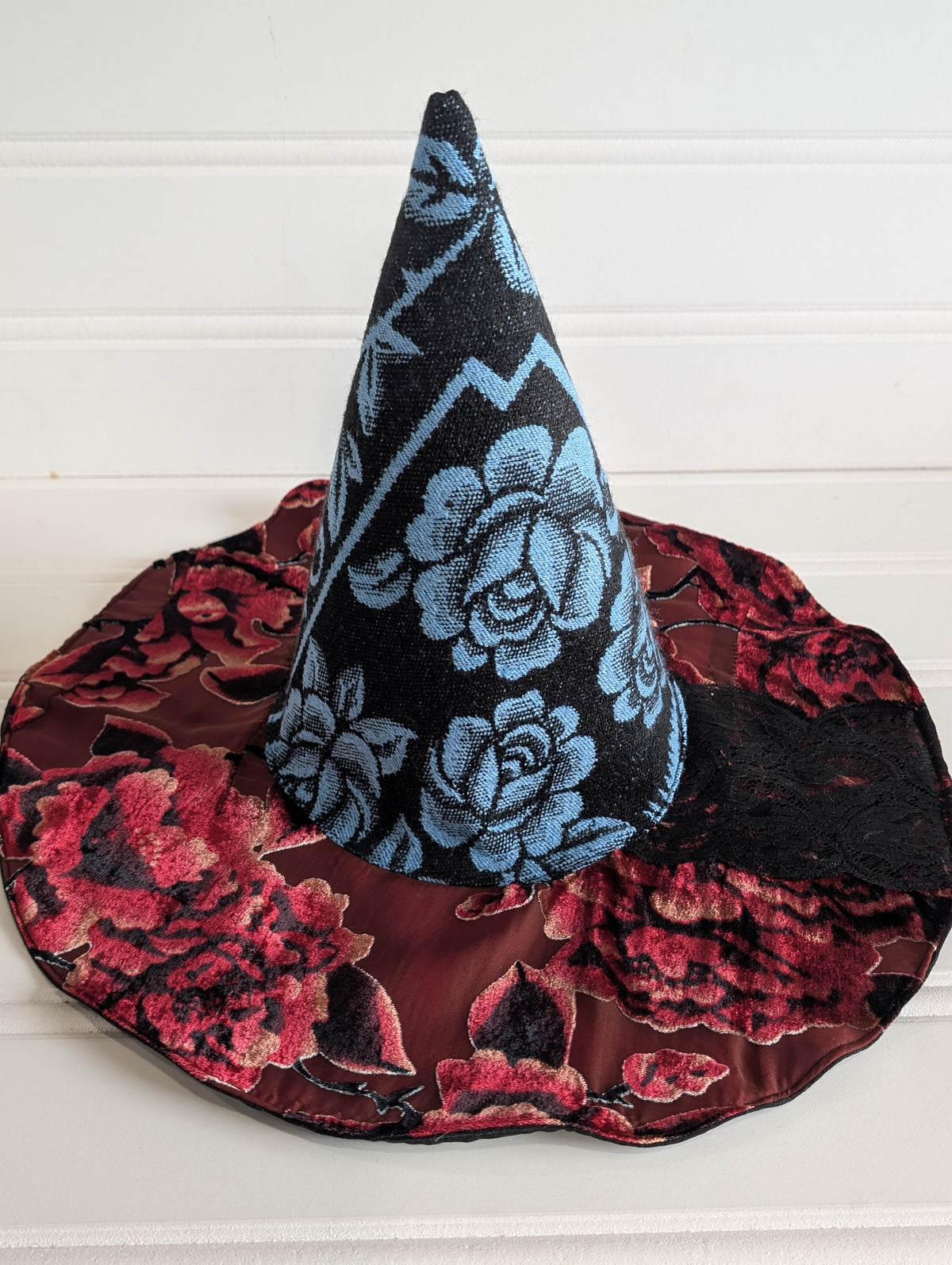 Feeling Blue Whimsy Floppy Witch Hat - 4