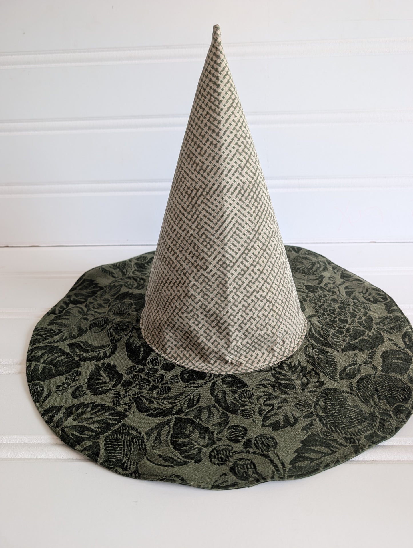 Floral Whimsy Floppy Witch Hat - 25