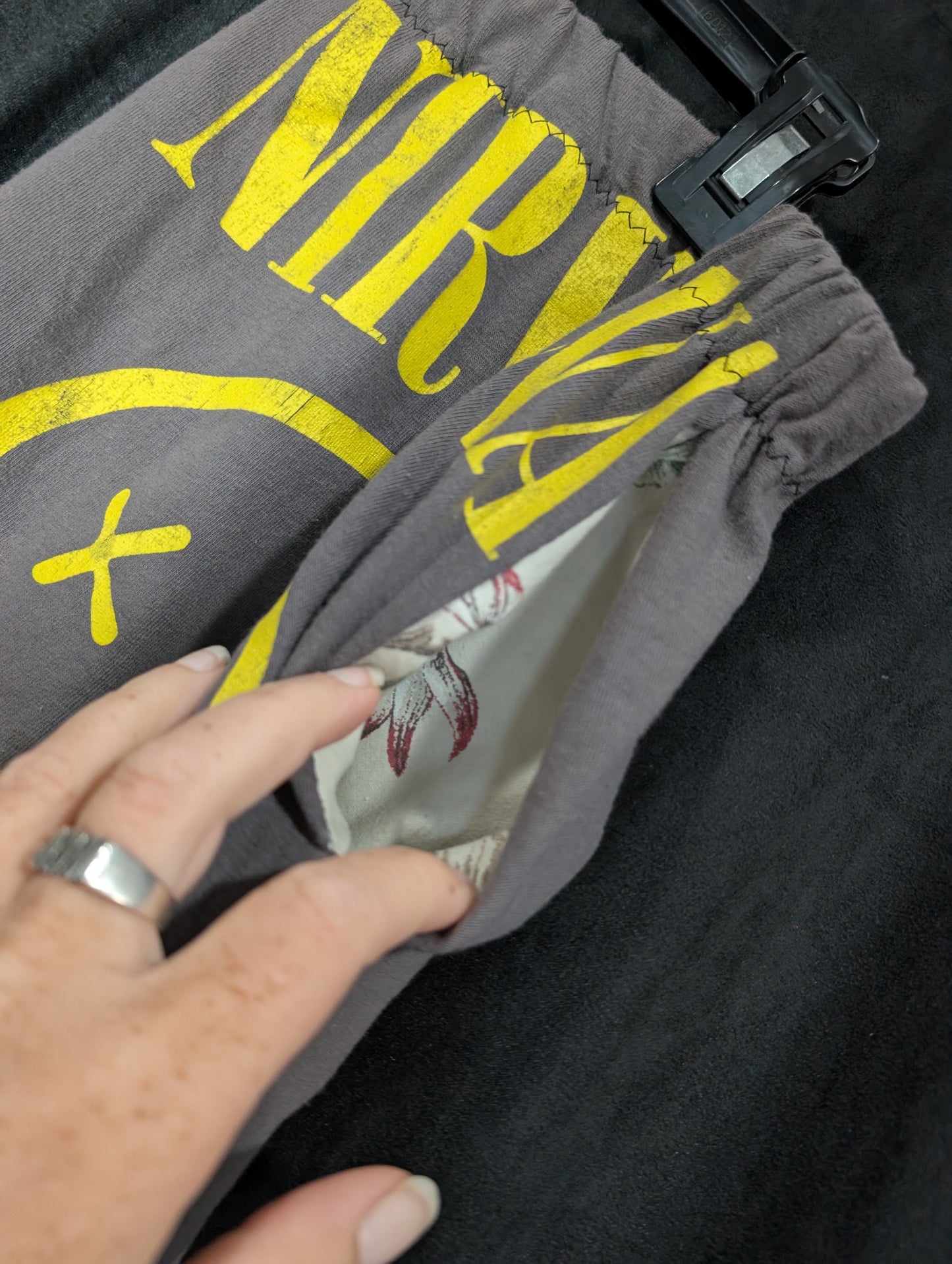Band Tee Shorts - Nirvana