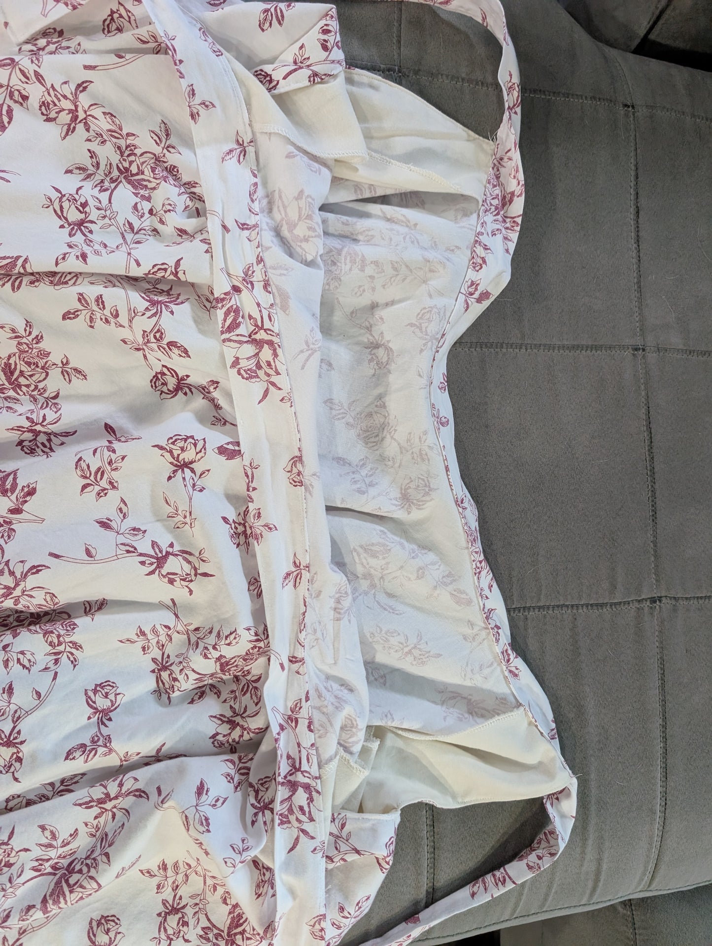 Field of Roses Split Side Circle Skirt