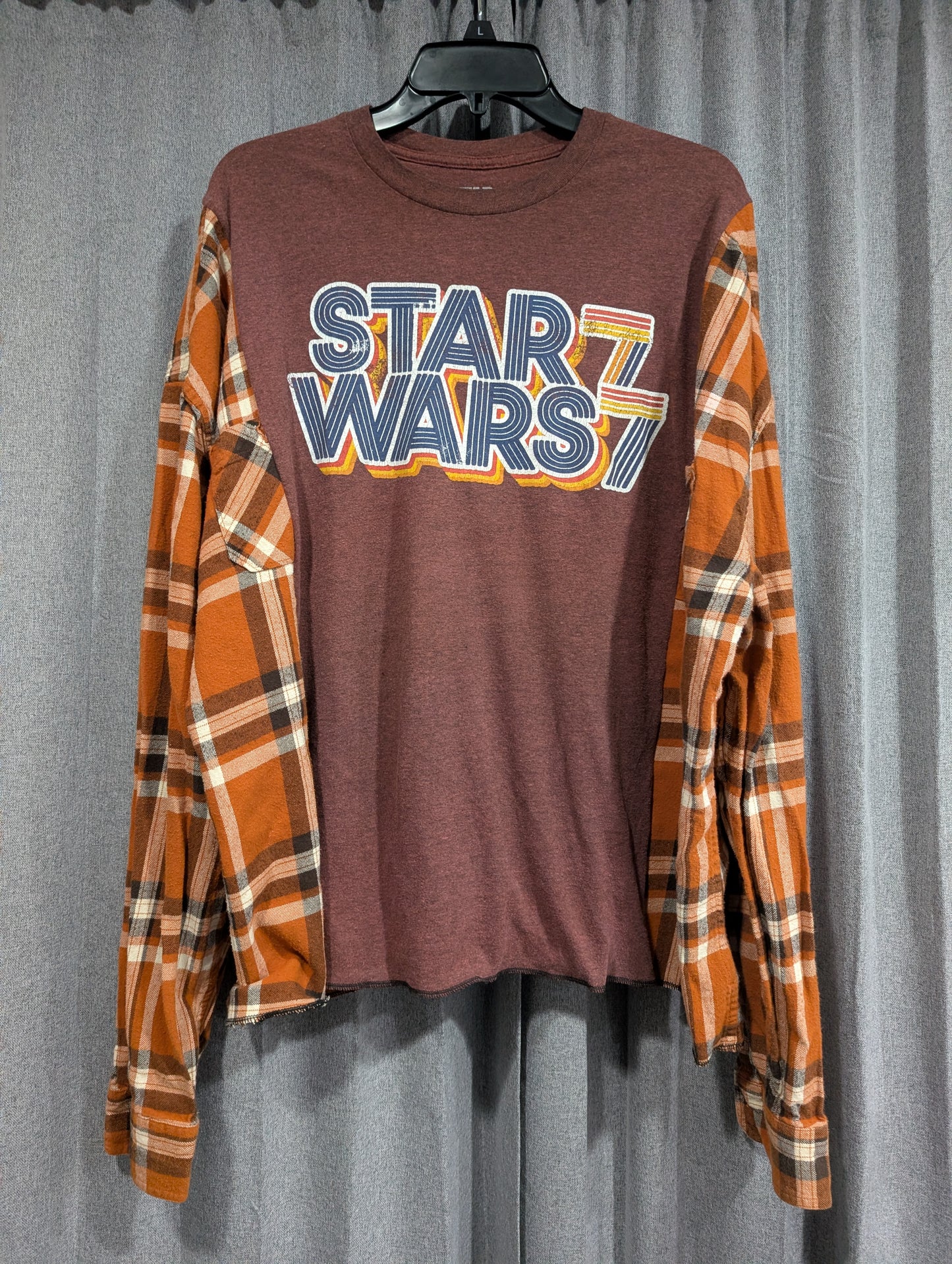 Flannel Mash Up Top - Star Wars