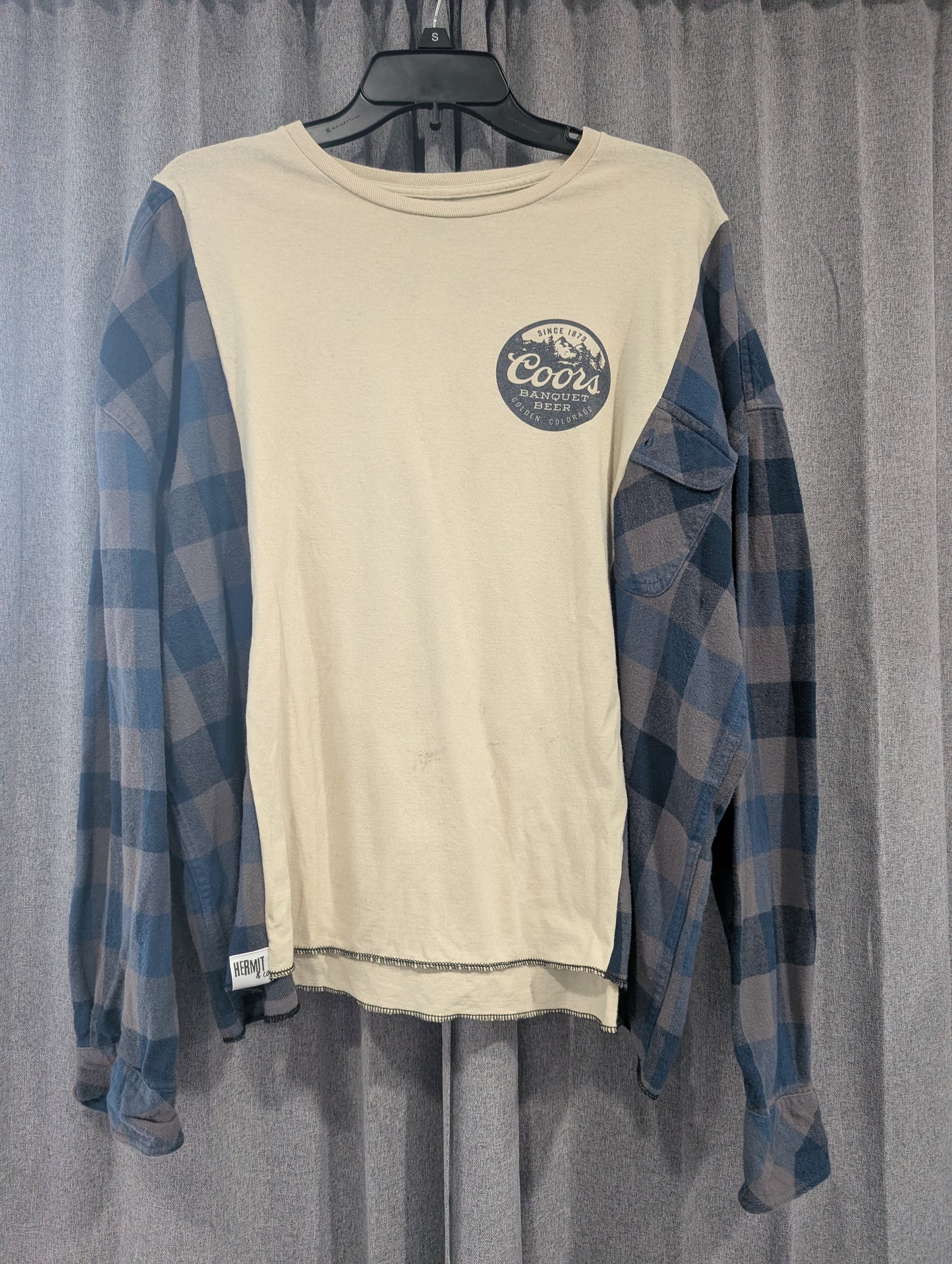 Flannel Mash Up Top - Coors
