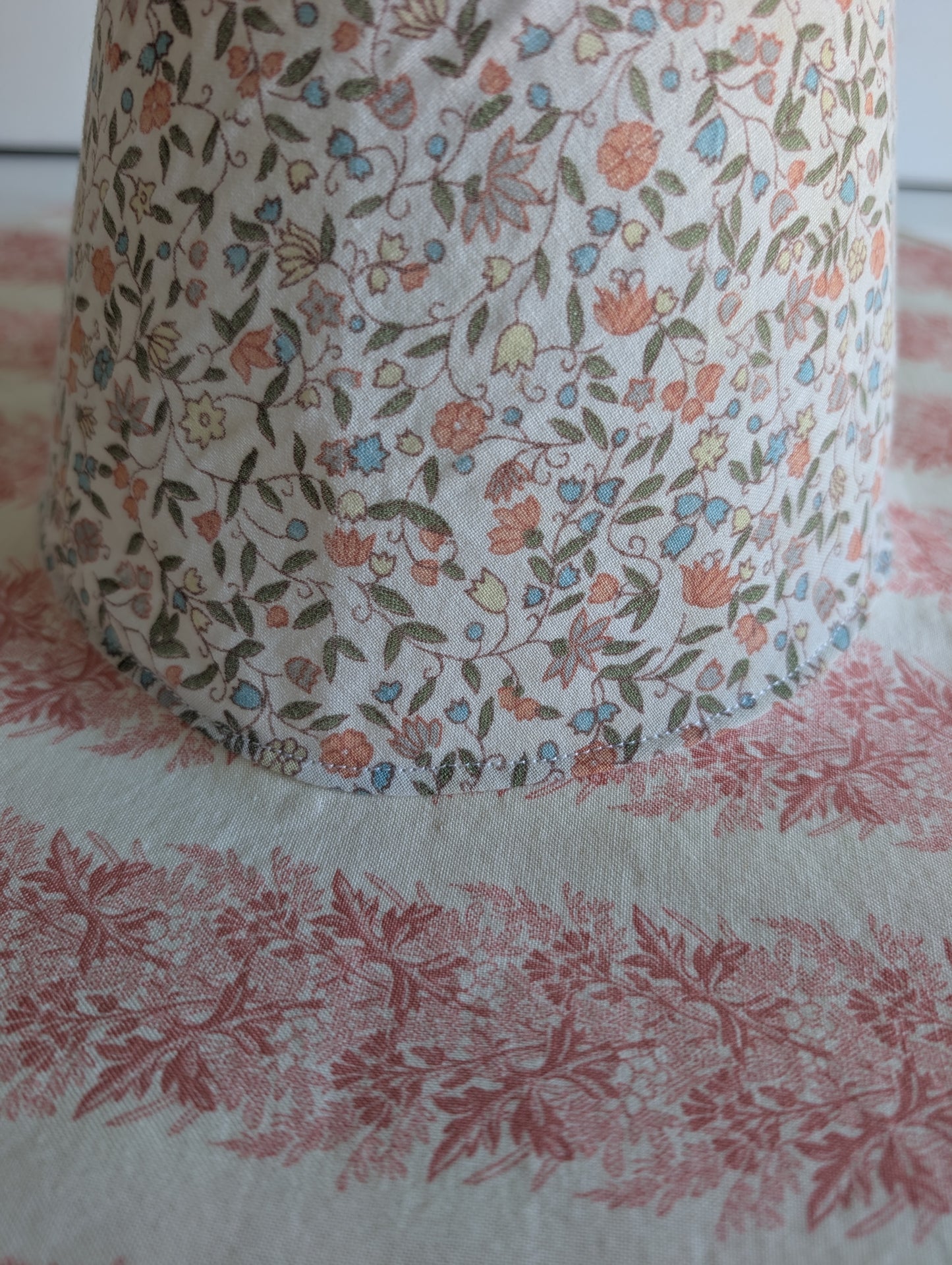 Floral Whimsy Floppy Witch Hat - 01