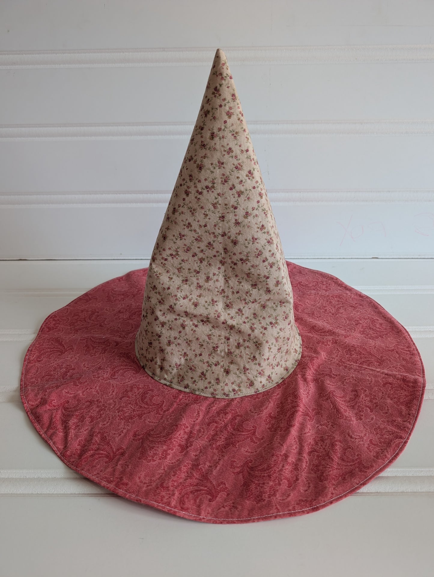 Floral Whimsy Floppy Witch Hat - 21