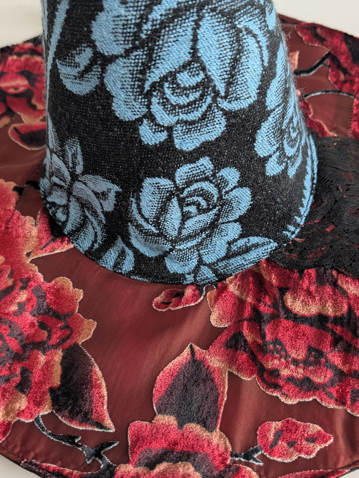 Feeling Blue Whimsy Floppy Witch Hat - 4