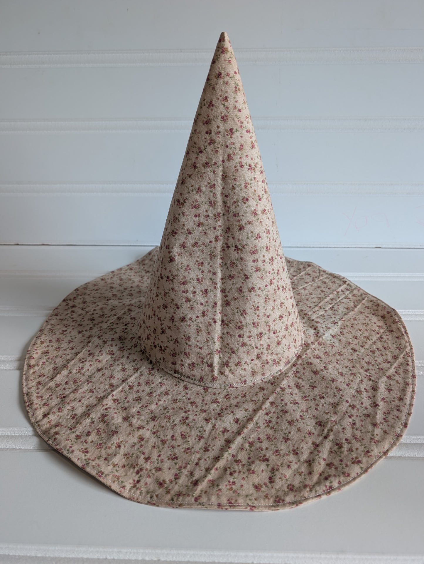 Floral Whimsy Floppy Witch Hat - 9