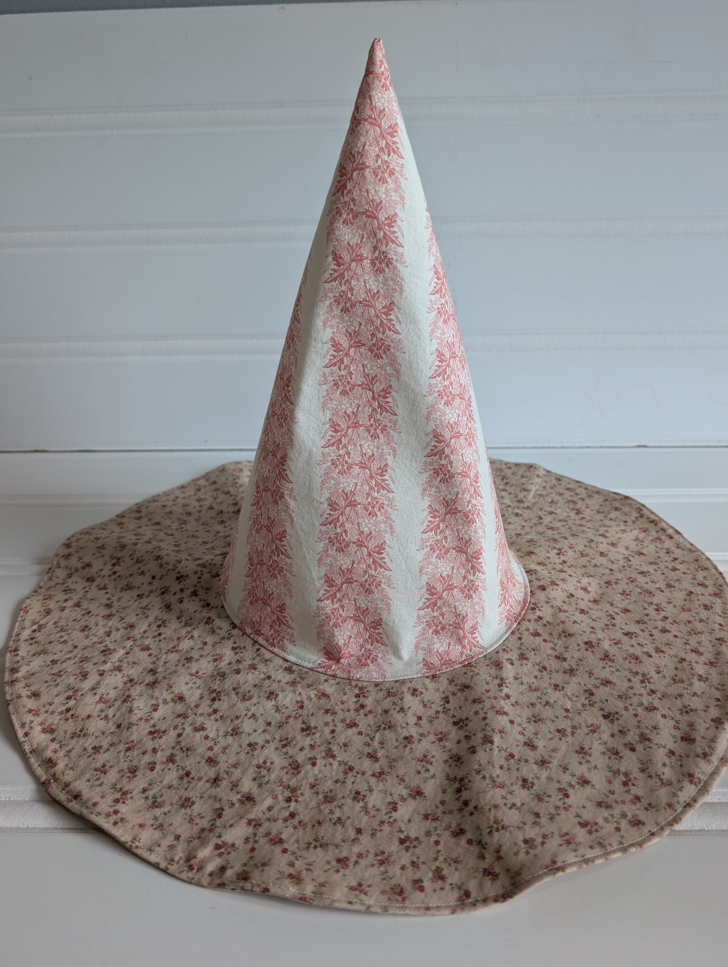 Floral Whimsy Floppy Witch Hat - 10