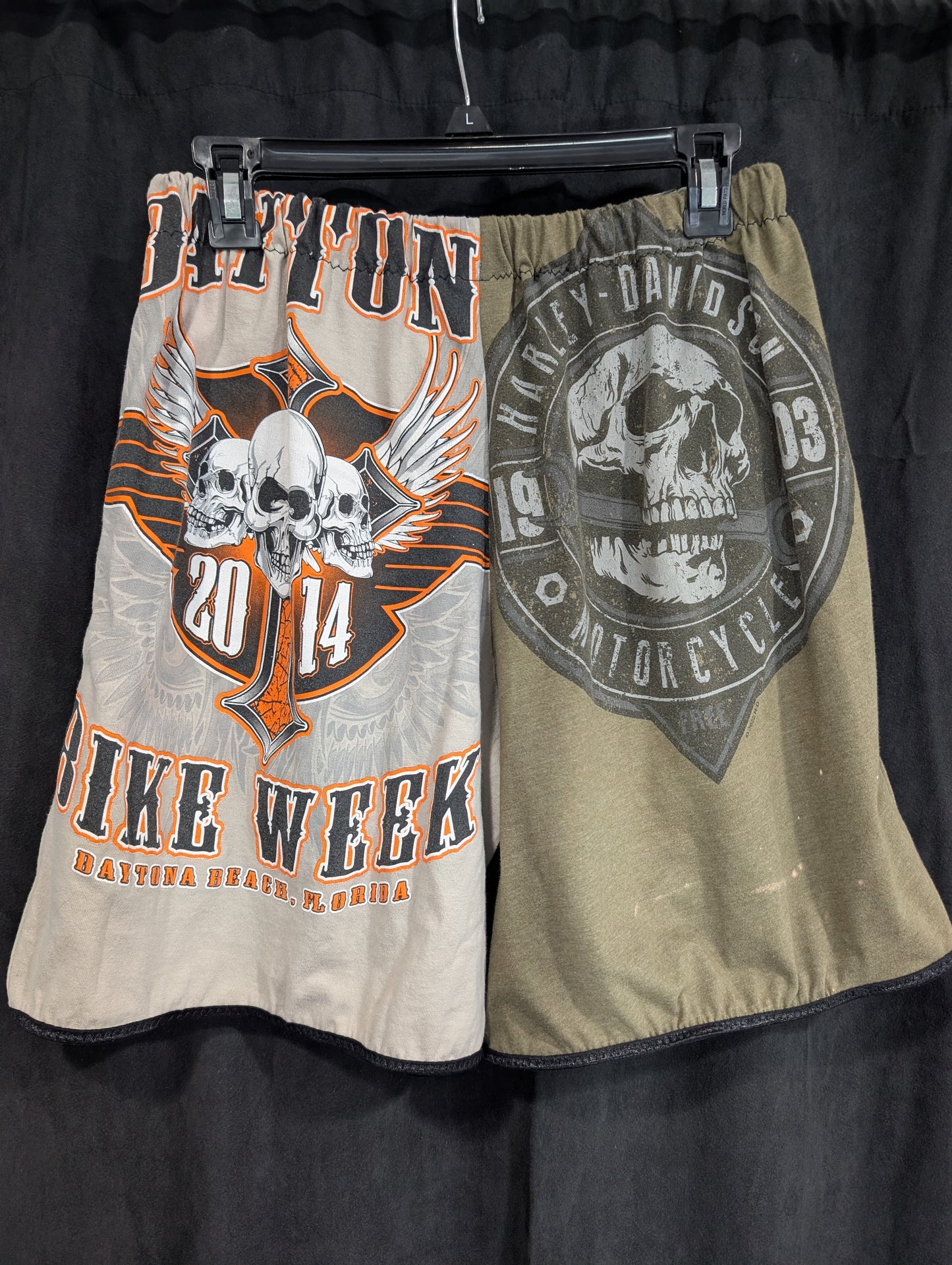 Band Tee Shorts - Harley Davidson