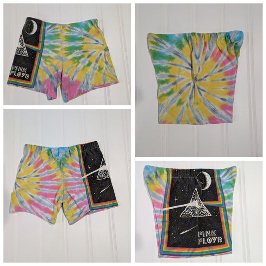 Band Tee Shorts - Pink Floyd
