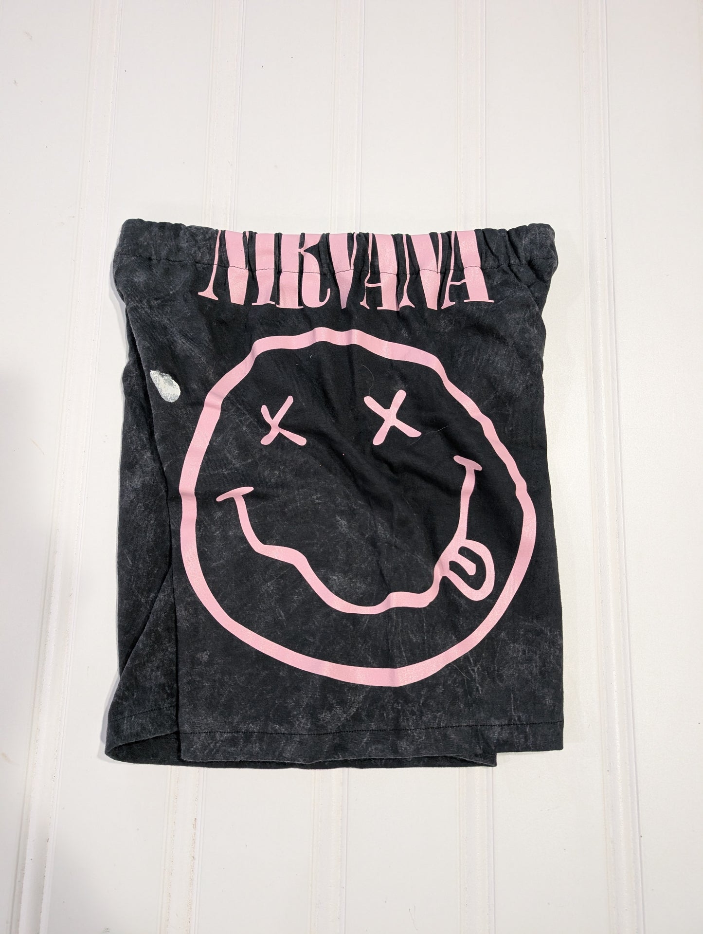 Band Tee Shorts - Nirvana Gray