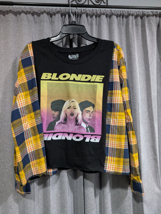 Flannel Mash Up Top - Blondie