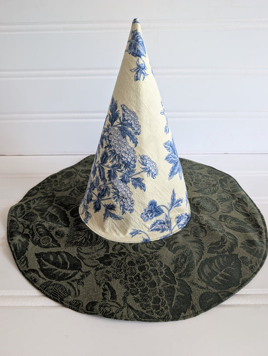 Floral Whimsy Floppy Witch Hat - 26