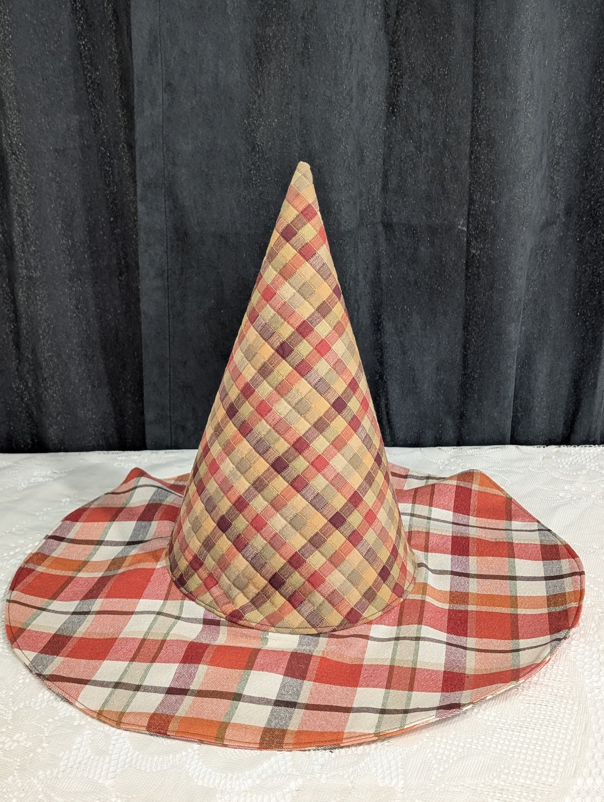 Fall Floral Whimsy Floppy Witch Hat - 8