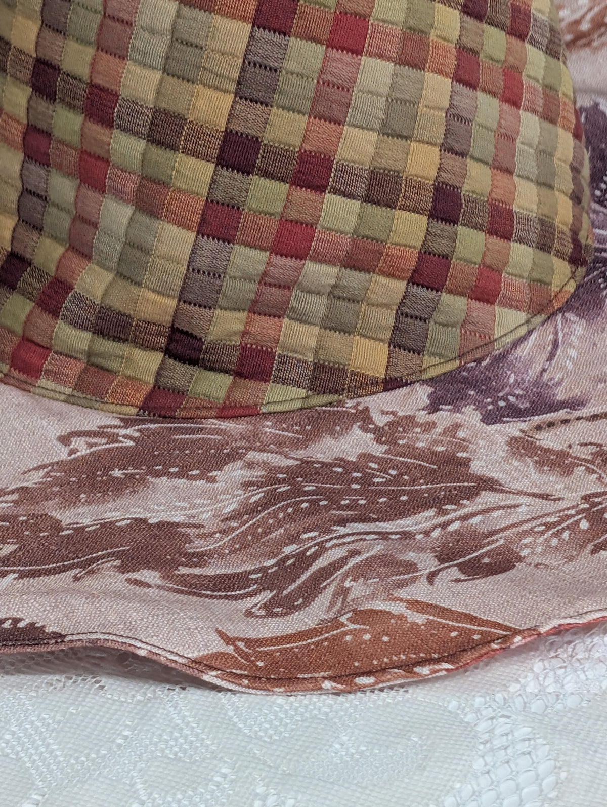 Fall Floral Whimsy Floppy Witch Hat - 4